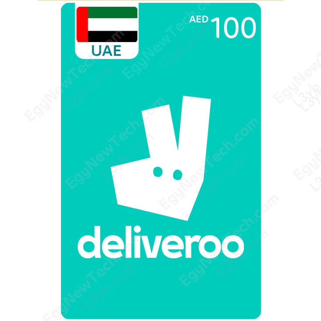 Deliveroo AED100 UAE Deliveroo Gift Card Digital Code UAE Deliveroo